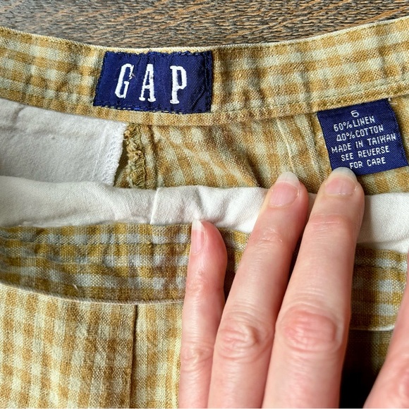 VINTAGE GAP Cotton Linen Cropped Pants - Picture 5 of 6